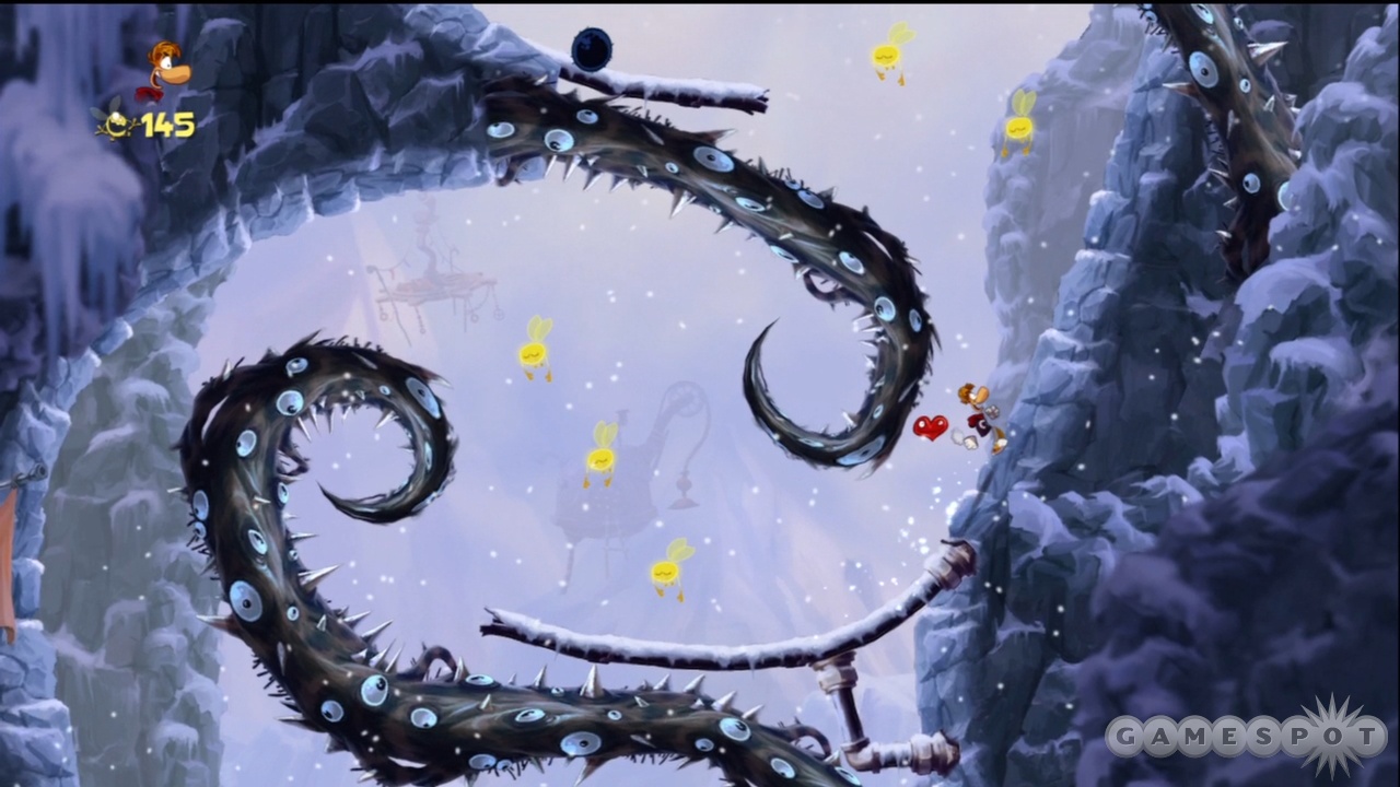 The world of Rayman Origins is a beautiful but harsh one.