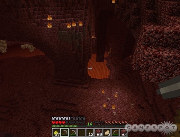 The Nether: Welcome to hell.