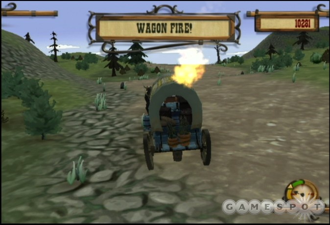 The action can really heat up on the Oregon trail.
