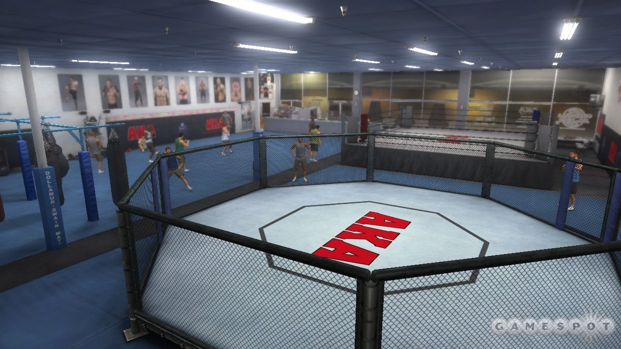 San Jose's American Kickboxing Academy is one of the six gyms your fighter can train in.