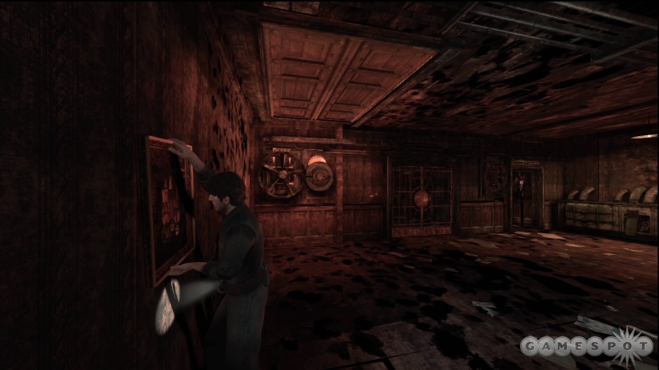 Downpour uses fixed camera angles to create disorienting scenes.