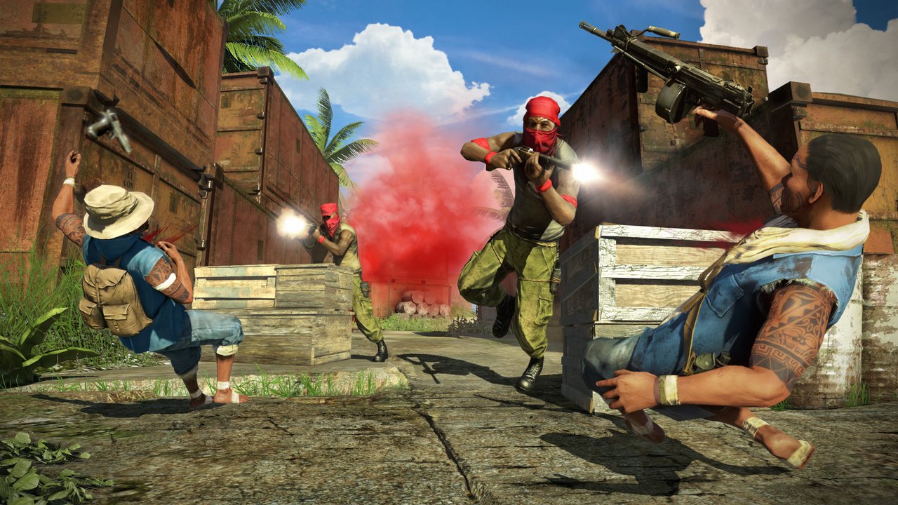  Teamwork is the key to success in Far Cry 3's multiplayer.