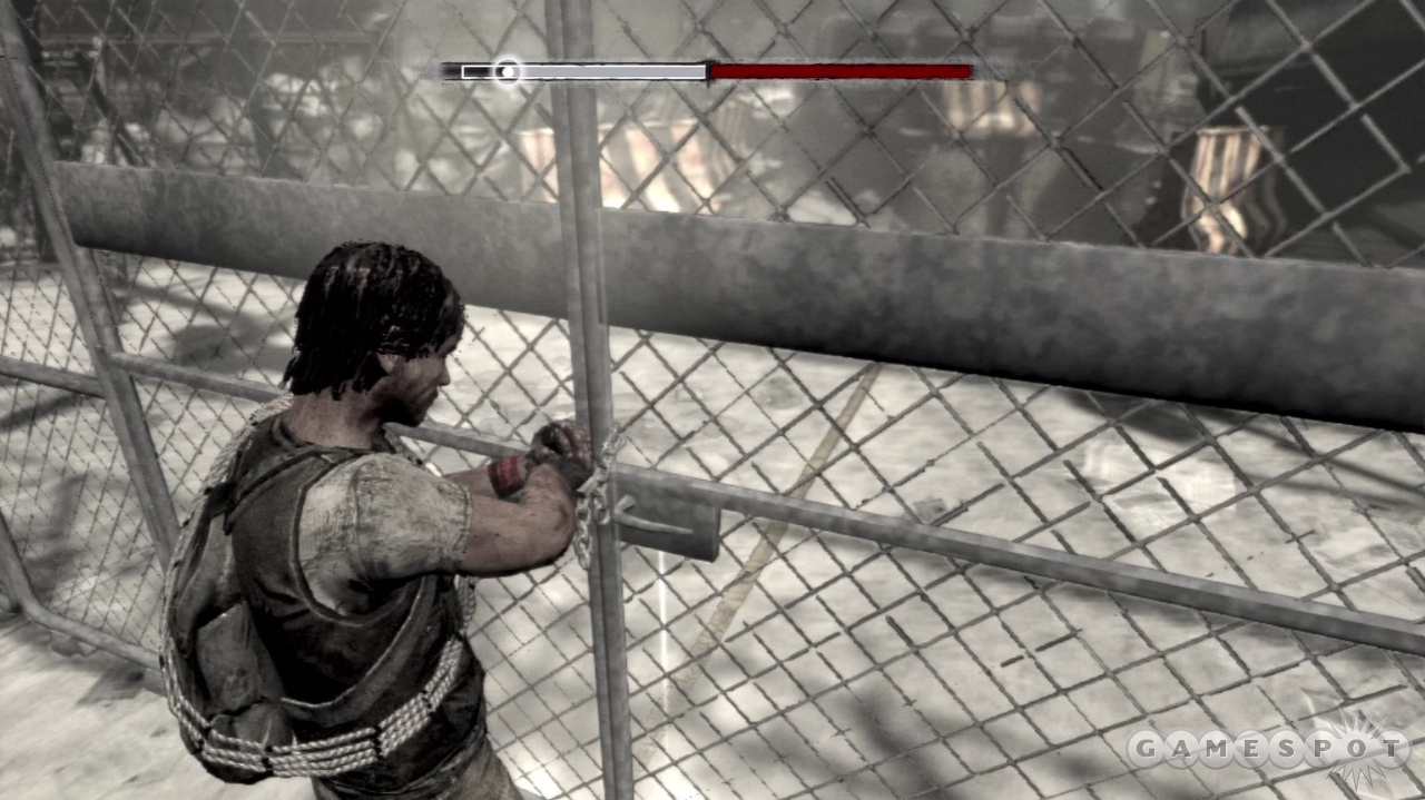 Locked gates offer little resistance once the apocalypse hits.