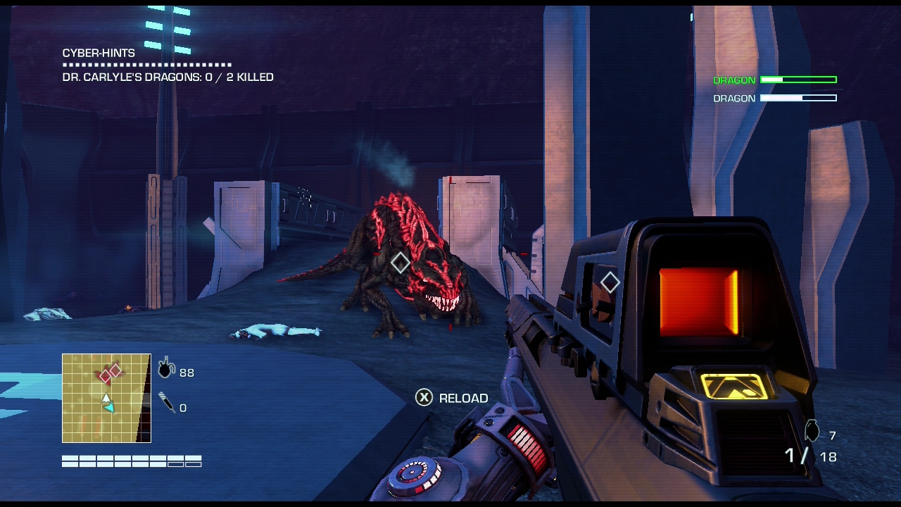 Given how it can fire lasers from its eyes, a blood dragon will always win this staring contest.