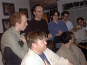 Members of Lionhead eagerly watch what they hope to be the final build of the game's two million lines of code