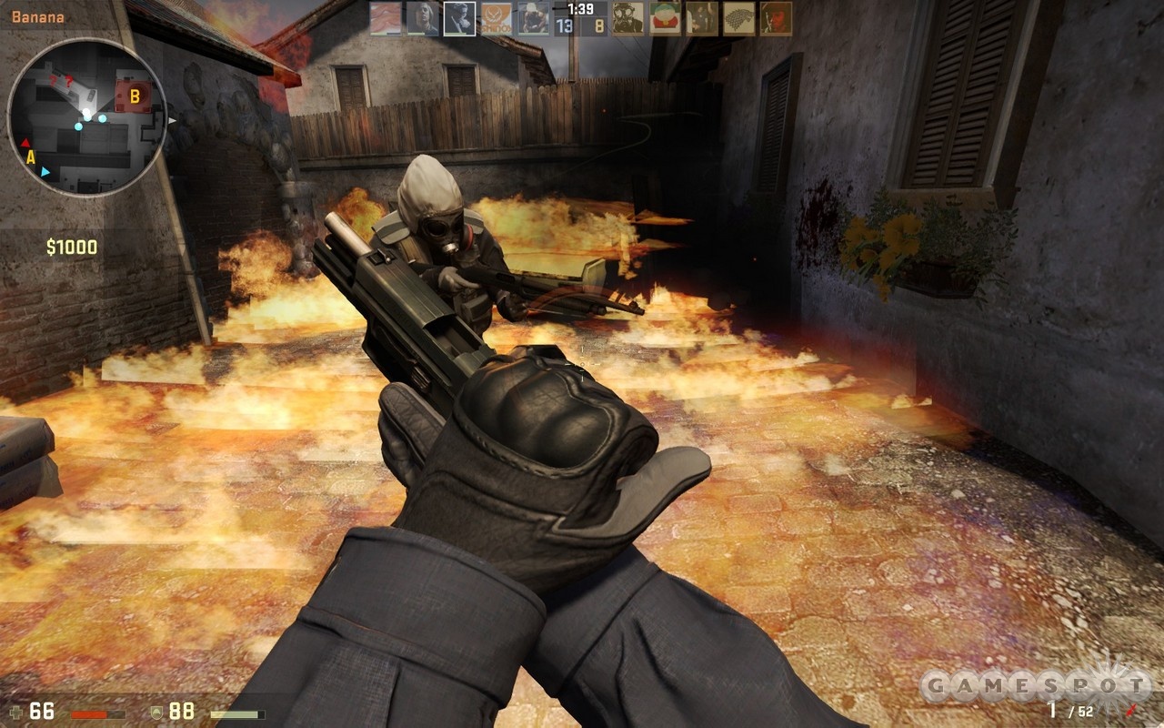 The new incendiary grenade (or Molotov, if you're a terrorist) temporarily fills an area with damaging flames.