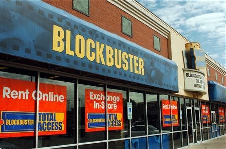 Reports say Blockbuster is in danger of going bust.