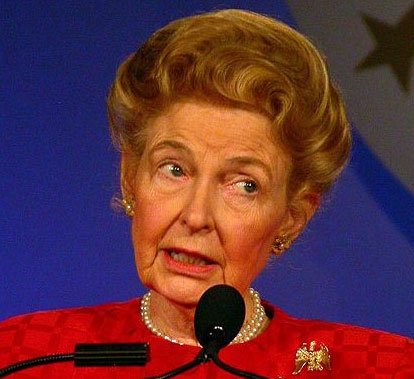 Phyllis Schlafly, conservative activist and founder of Eagle Forum
