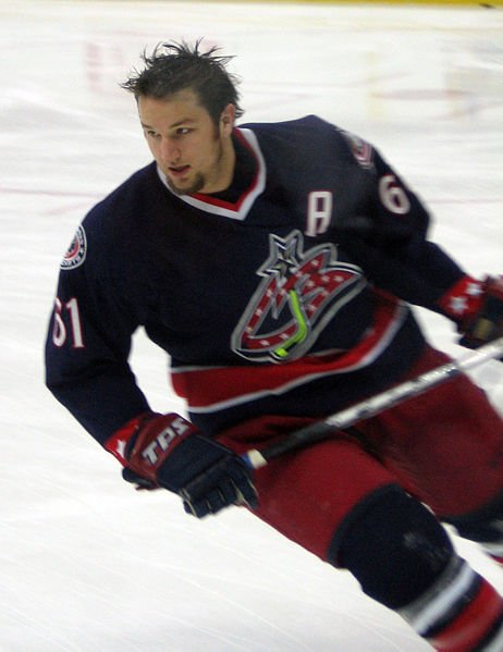 Rick Nash was drafted by Columbus first overall in 2002.