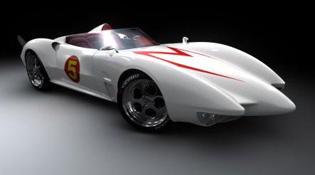 The new version of the Mach 5, Speed Racer's ride.