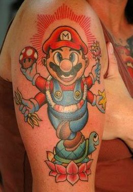 Mario Kart on the path to enlightenment.