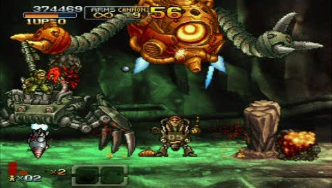 The Metal Slug name refers to the array of bizarre tanks and vehicles players can commandeer.