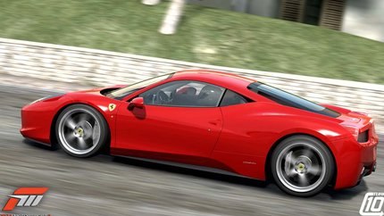 The Ferrari 458 Italia will be Forza 4's cover car.