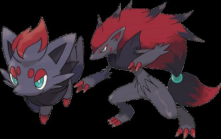 Zorua and Zoroark are the first fifth-generation Pokemon introduced.