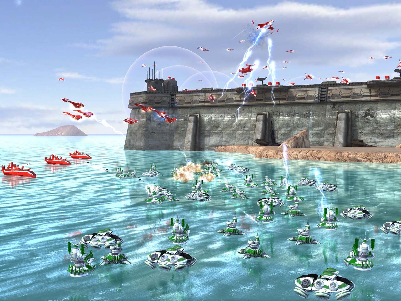 Expect to see all-new land-sea-air conflicts in Supreme Commander 2.