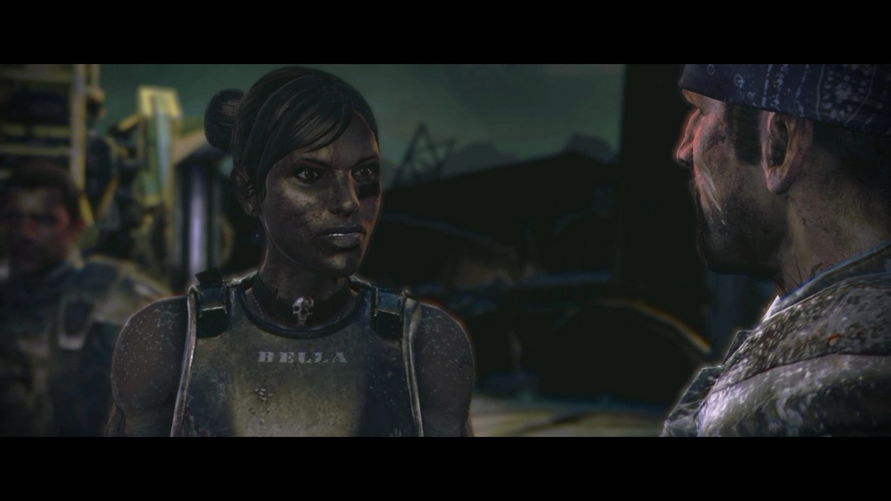 Bella looks cross. You would be, too, if you appeared in such low-res cutscenes.