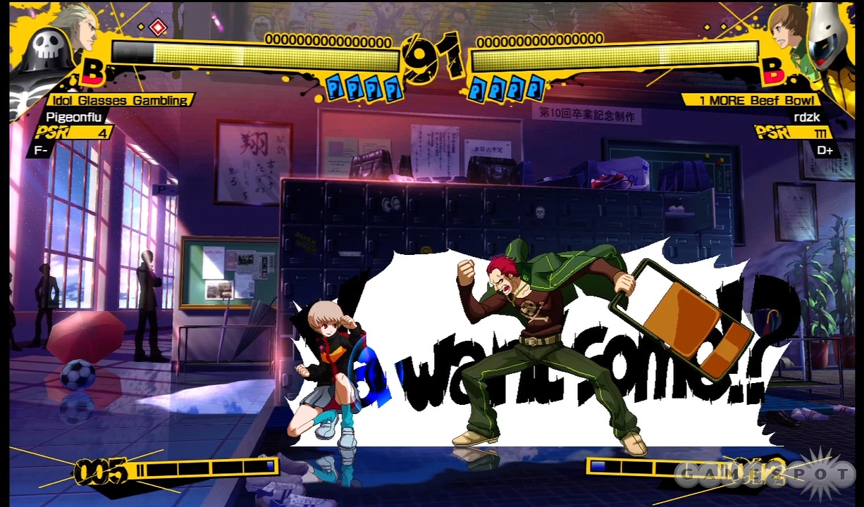 The game's pace is quick, similar to that of The King of Fighters XIII.