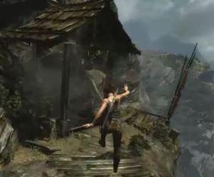 Eidos showed off a new Tomb Raider level during Microsoft's E3 presentation.