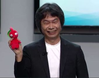 Miyamoto found a Pikmin in his pocket.