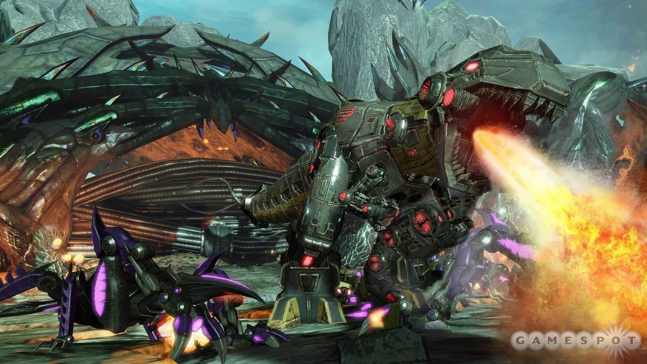Grimlock likes his Insecticons severed up extra crispy.