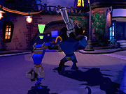 Sly 2 will make full use of cel shading to achieve its unique graphical style.