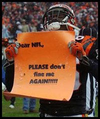 Chad Johnson gets his message across.