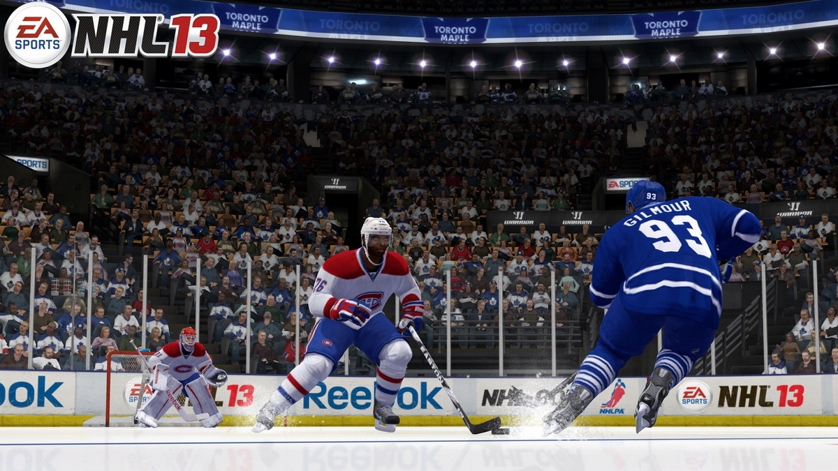 Improved physics bring an impressive amount of realism to NHL 13.