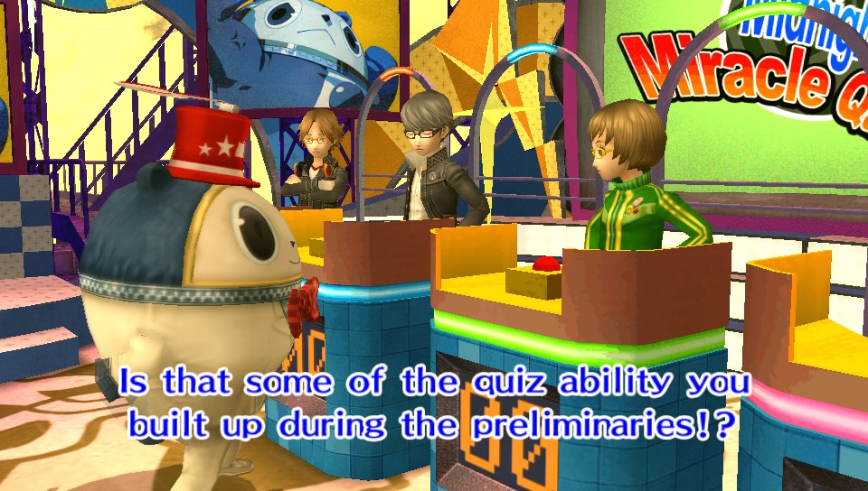 The all-new fully voiced quiz-show challenge is but a portion of Persona 4 Golden's bountiful extras.