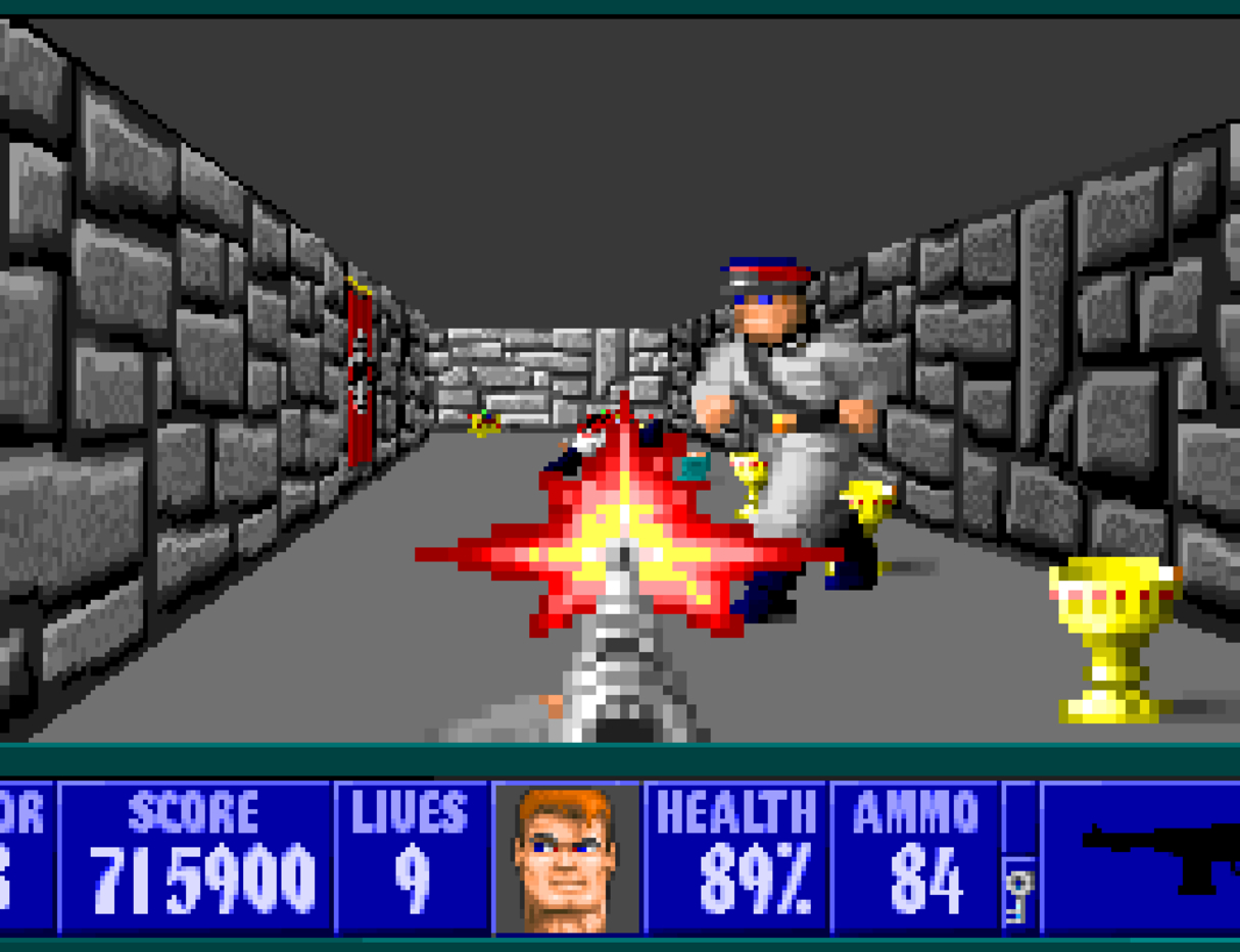 D игр первый. Игра Wolfenstein 3. Игра 90 годов Wolf. Wolfenstein 3d 1992. Wolfenstein Старая игра.