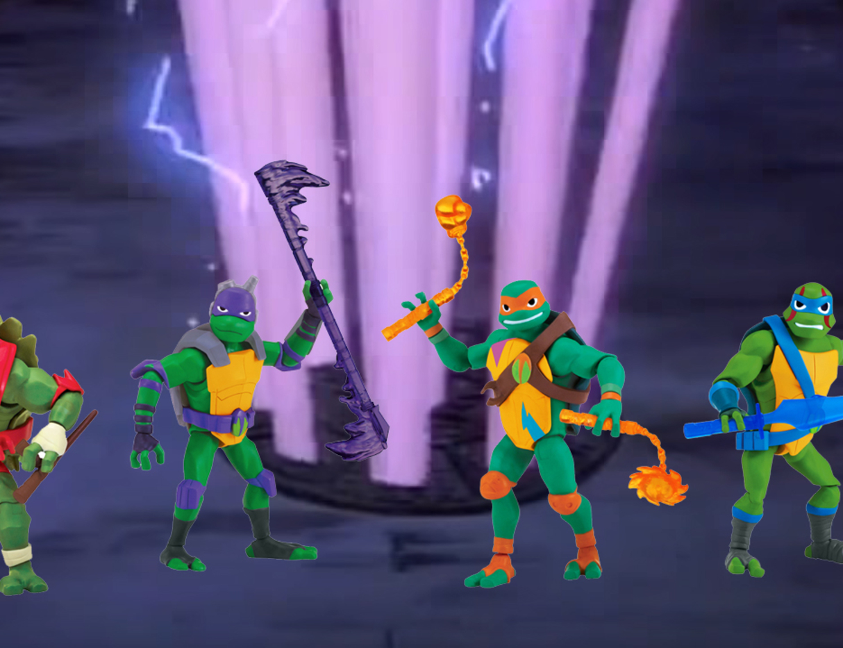 6 Pcs Teenage Mutant Ninja Turtles Action Figures NEW TMNT Toys Set Gift