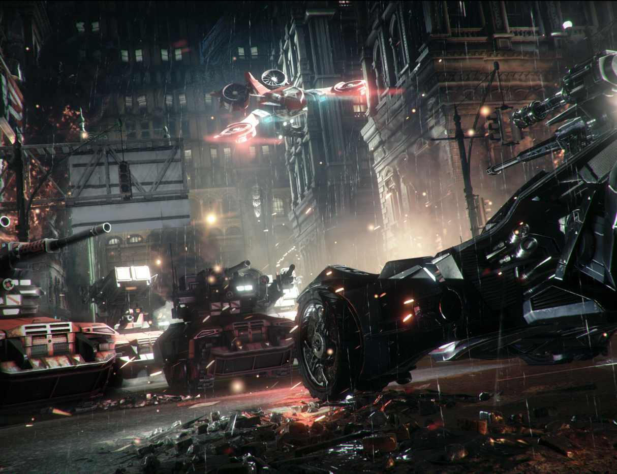 In Batman: Arkham Knight, the Batmobile Is More Than Just a Car, it's a Tank  - GameSpot