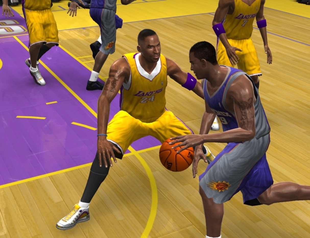 NBA 07 Hands-On Tilt Controls and NBA Replay Mode