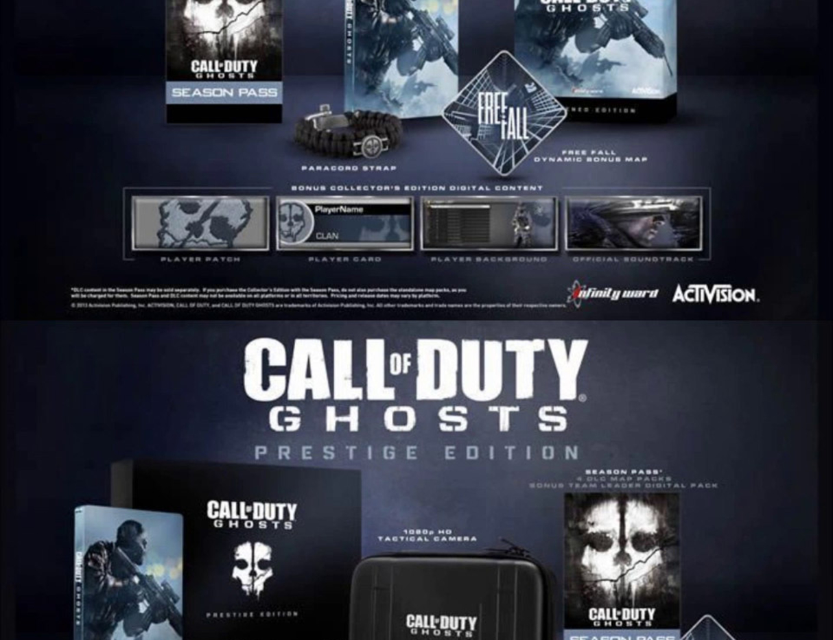 Call of Duty: Ghosts getting two collector's editions GameSpot
