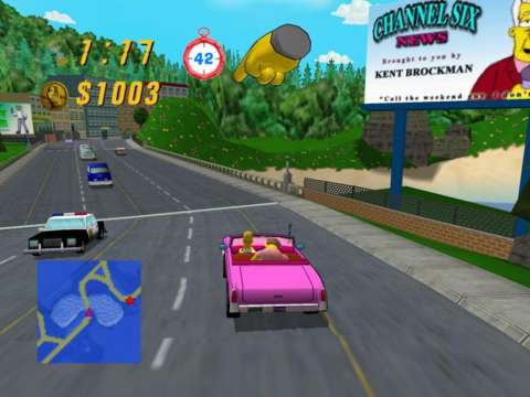 It's a Simpsons game with some entertaining driving and fan service.