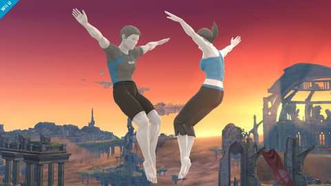 The Wii Fit Trainers are ready to give you a fitness lesson in Super Smash Bros 4!!