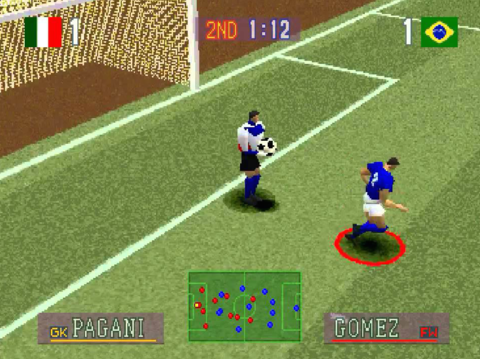 Goal Storm, first released in the US in December 1995, marked the beginnings of the PES franchise. 