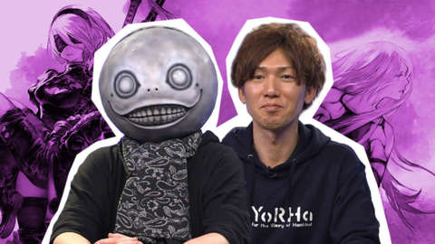 Yoko Taro (left) and Takahira Taura (right)