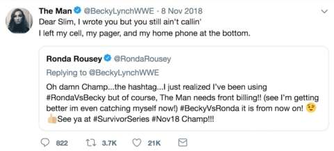 Becky Lynch Limited Her Time On Twitter To Avoid Fan Toxicity