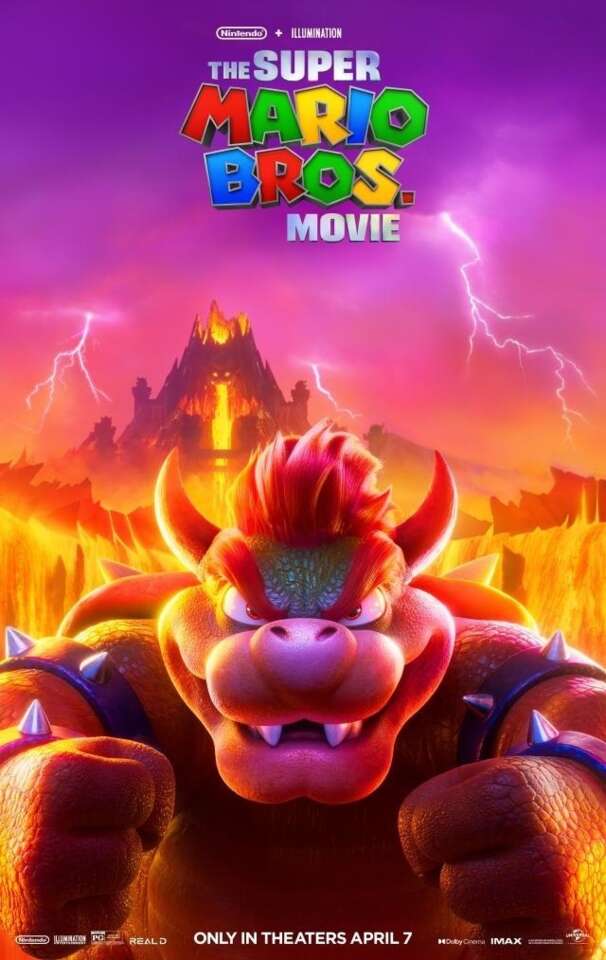 New Koopa Troopa And Bowser Mario Movie Poster, Super Mario Bros