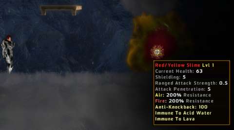 Statistics are very much the only chance which enemies have against the player character; at least until the player checks them out.