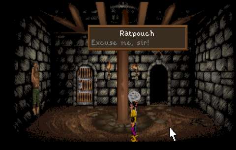 Characters saying “excuse me” may seem charming at first, but the player will be seeing this one too many times later.
