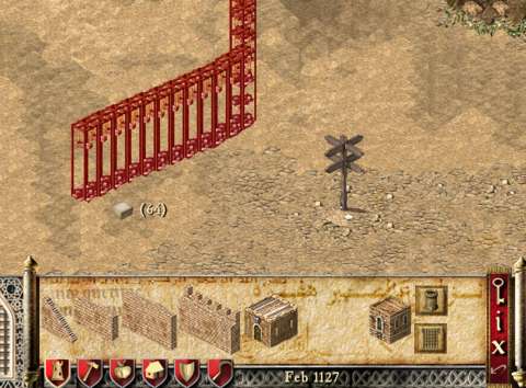 One of the rules about defences is that walls cannot be built near sign-posts, which are where enemies come from in single-player scenarios.
