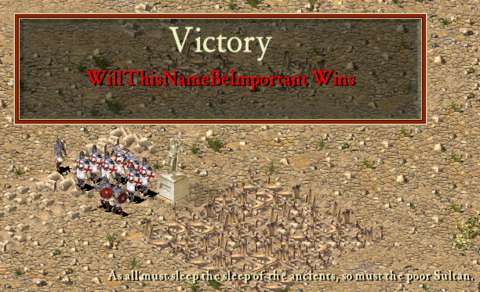 More often than not, victory can be achieved by impeding the computer-controlled opponents from following their pre-scripted habits early in the match.