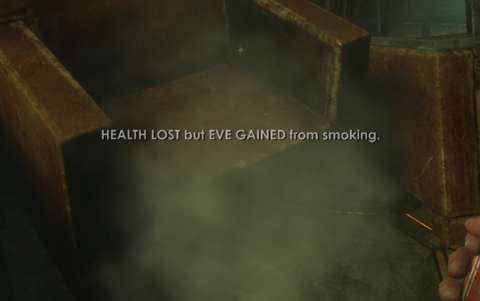 Maybe the developer is trying to make a message here about smoking.