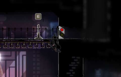 In this occasion, the player character is stuck in the intersection between three surfaces with context-sensitive actions: a climbable wall, a climbable ceiling and a vent opening. The game broke and froze the player’s controls.