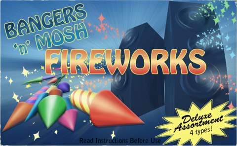 Someone who worked on this game has a lot of time in his/her hands – enough to come up with a fictitious fireworks brand.