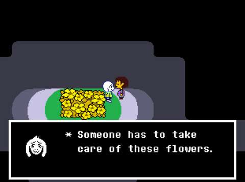 Undertale is one of very, very few games in which backtracking is actually rewarding. (The relation between this statement and the screenshot would only be known to people who had played the game thoroughly.)