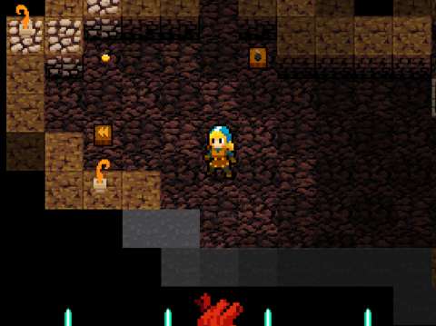 The Gigantism spell turns the player character into a powerhouse for quite a long while. Obviously, it should be used if the player is expecting tough opposition. (In this screenshot, the player has just cleared an area of tough opposition.)
