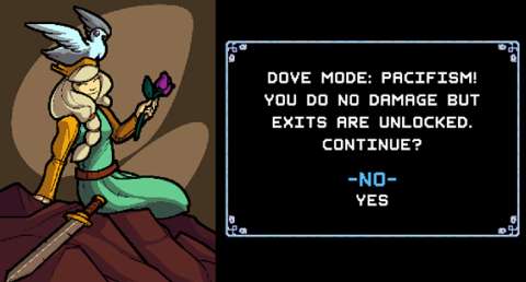 The Dove is meant for quick enter-and-exit speedruns.