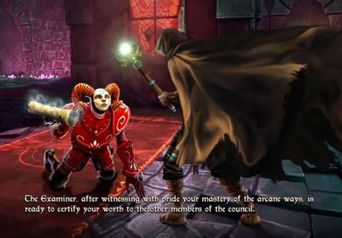 The three endings give tantalizing hints on who or what the Examiner actually is, but this was not further expanded with additional narrative or gameplay post-launch.
